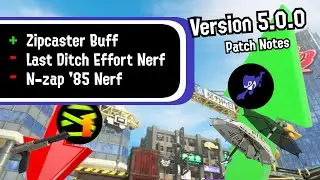 Splatoon 3 Version 5.0.0 Patch Notes Comparison