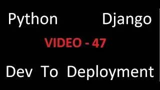 Python Django Dev To Deployment Project Based Course - Dashboard Functionality - Video 47 - Brad