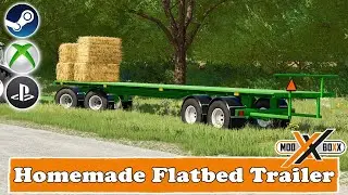 LS22 Mods | Homemade Flatbed Trailer | Farming Simulator 22 Modvorstellung