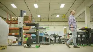 Newcastle Systems Cart with Follow Me Technology