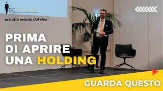 L&rsquo;Errore Che Distrugge la Holding Ancora Prima di Aprirla
