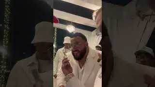 Dj Khaled and Landlord Jack MONEY TALK !!! Rick Ross all white Party !!!