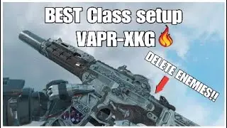 THE UNSTOPPABLE VAPR-XKG! (Best class setup) BO4 in 2022 (NUKE!!!)