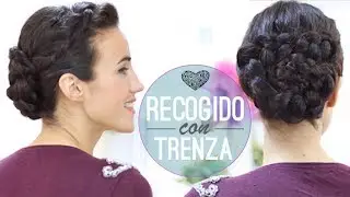 Recogido de trenzas romántico