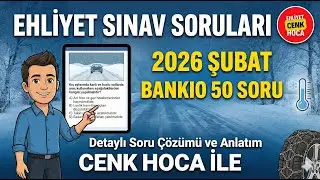 Ehliyet Sınav Soruları  2026 Şubat Çıkmış Sorular