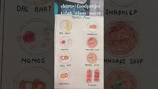 shorts#foodproject##class6th#sstncertproject