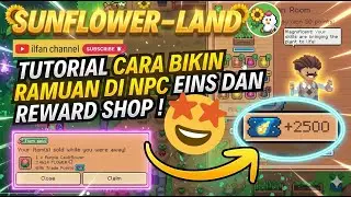 Sunflower Land 🌻- Tutorial Cara Mendapatkan Potion Ticket di NPC Eins   - Mari Membuat Ramuan 💧