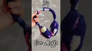 Diy Ear Muffs 😍 | Homemade Ear Muffs 🤯#viral #shorts #easy #earmuffs #craft #diy #popular #diyideas