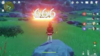 Genshin Impact - Shooting from afar challenge