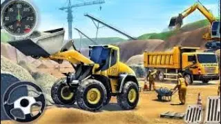 City Excavator Crane Simulator | JCB Highway Vehicle Builder Construction - Android Gameplay