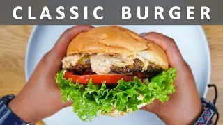Learn how to make a Classic Burger  | Beef Burger Recipe | Cheese Burger Recipe | Chef Suman Ali
