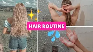 🚿 MA ROUTINE CHEVEUX shampooing + soins 💦 routine cheveux facile à suivre - EASY HAIR CARE ROUTINE