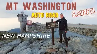 Автомагистраль MT WASHINGTON в Нью-Гэмпшире | САМАЯ ВЫСОКАЯ ГОРА Новой Англии!