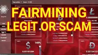 Fairmining LEGIT OR SCAM. 100 GH/S FREE