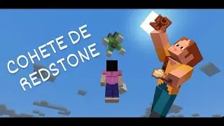 Como hacer un COHETE DE REDSTONE en MINECRAFT EXPERIMENTOS