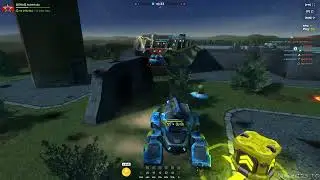 Tanki Online Hammer XT Skin Duplet Augment and Hopper Driver gameplay no commentary