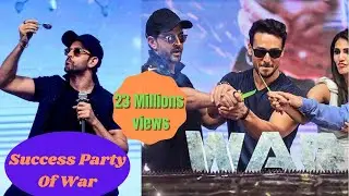 Success Party Of War | Hrithik Roshan | Tiger shroff | Vaani Kapoor | Bollywood Stars ||