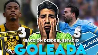THE STRONGEST 3 BOLIVAR 5 // CLASICO BOLIVIANO // REACCION EN VIVO DE HINCHAS DESDE EL ESTADIO 