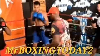 Malik Scott training Heavyweights Gerald Washington, Junior Fa & Steven Torres at Wilder Camp🥊🔥