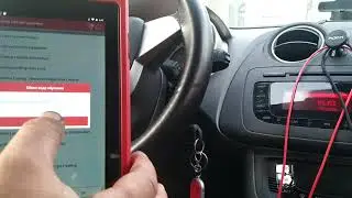 Remote control adaptation with Launch x431 prosmini for Seat Ibiza 2011
