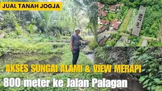 EPS 532 JUAL TANAH MURAH JOGJA EKSKLUSIF DI PAKEM - AKSES SUNGAI ALAMI DAN VIW MERAPI ! Luas 807m²