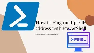 How to Ping multiple IP address with PowerShell