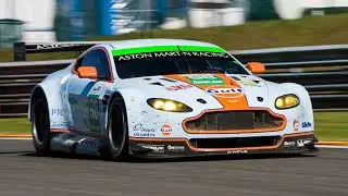 Aston Martin Vantage GTE - Loud V8 Sound (HD)