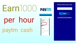 Money add script|new refer script|earn paytm cash|new script