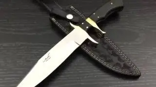 BI116 Custom Hand Made Hunting Bowie Knife 440C Steel 13