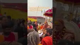 In a religious country like India, the head of religion is on strike 😭😡 #Shankaracharya #Shorts #Prayagraj