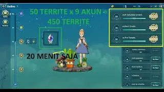 Ni No Kuni - Trik Cara Farm (50 TERRITE DALAM 3 MENIT)! (50 TERRITES IN 3MINS) Tricks Revealed!