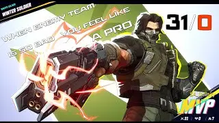 Marvel Rivals Winter Soldier competitive MVP gameplay(no commentary)