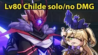 Lv80 Childe solo/no damage vs Fischl | Genshin Impact