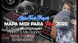 Mapeo para Pioneer  DDJ RB en VIRTUAL DJ 2025 (8Multiplayer, Stems ScratchBank)