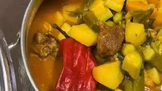 مرق خضار مع اللحم | ماما سارة