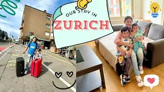 Our Airbnb Stay in Zurich | we plucked Apples from Tree | Seebach Station | Switzerland | July 2024|