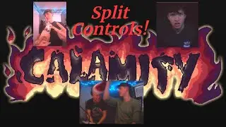 🔴 Playing Terraria Calamity but with SPLIT CONTROLS!!!  HARDMODE