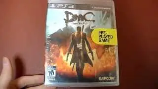 Unboxing DMC Devil May Cry Capcom Sony Playstation 3 PS3 Dante Ninja Theory