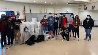 Rez Refuge & Rehoboth National Honor Society - Sanitation Pack Assembly & Food Distribution