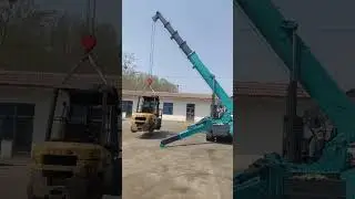 #5-ton spider crane with lifting weight of 4.5-ton rotating test machine#Spider Crane