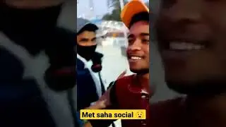 I met @sahasocial #sahasocial #short #viral