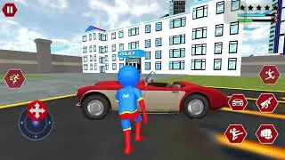 Fly Stickman Spider Rope Hero | iOS | Gameplay