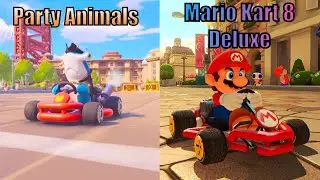 Party Animals, but it's Actually Mario Kart