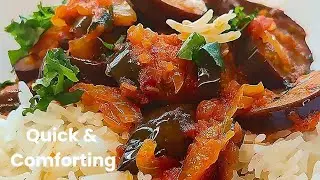 🍆 Quick & Easy Aubergine Curry | Simple, Comforting & Full of Flavour#aubergine curry#easyrecipe #