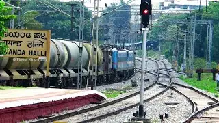 🚂Freight Train BTPN at Nayandhalli Railway Station | Goods Train | Train videos | Indian Railways