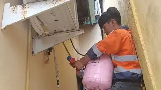 Cara Menambah Freon Ac Daikin // Vioe Simatupang