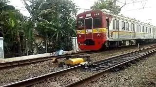 Tokyu 8507-8607F Series melintas wesel citayam