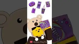 Purple kid food MUKBANG (99 NIGHTS IN THE FOREST ROBLOX)