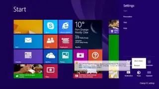 Uncomplicated way to shut down your Windows 8 computer