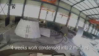 StrucMAC fabricating a surge bin for a client in Mozambique